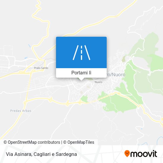 Mappa Via Asinara