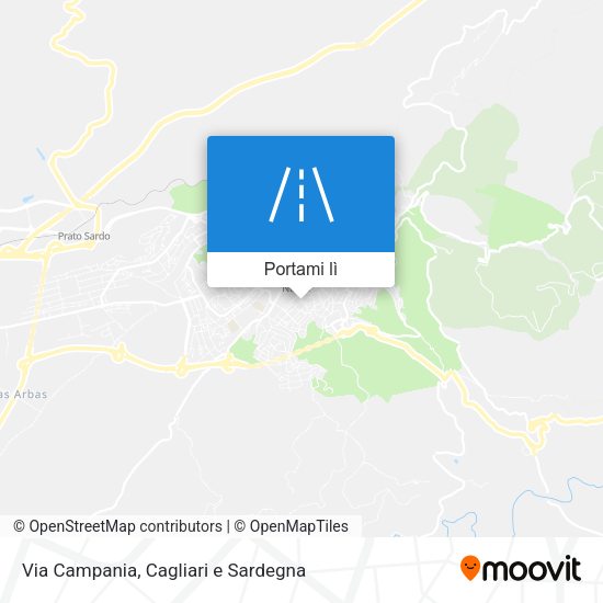 Mappa Via Campania