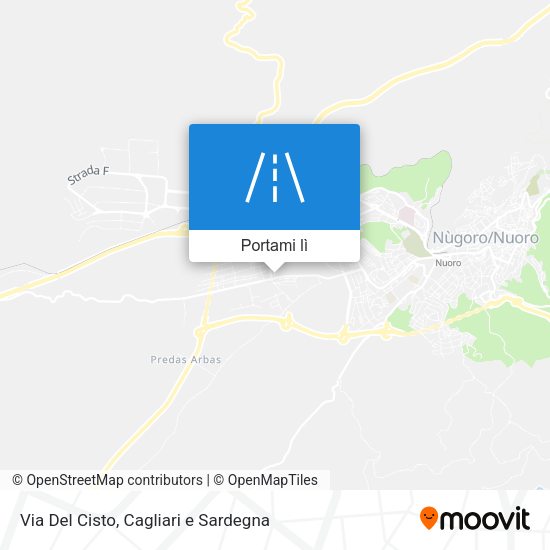 Mappa Via Del Cisto