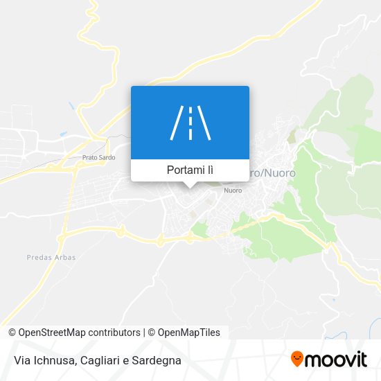 Mappa Via Ichnusa