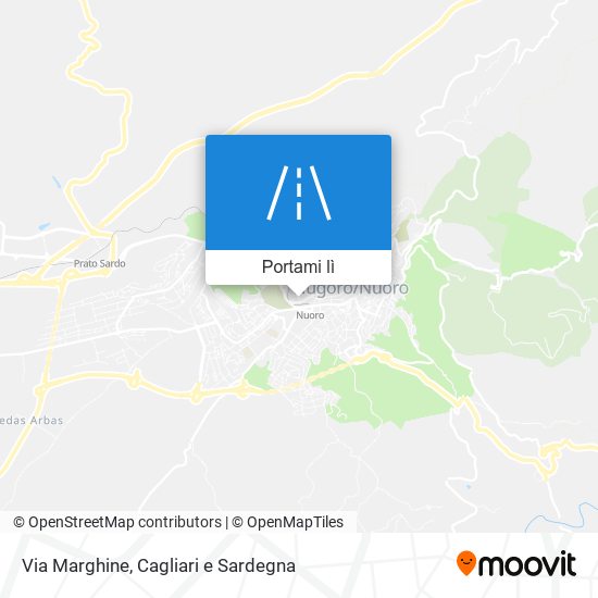 Mappa Via Marghine