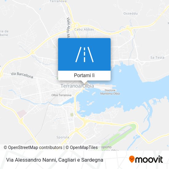 Mappa Via Alessandro Nanni