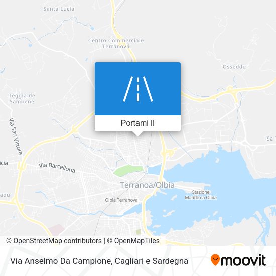 Mappa Via Anselmo Da Campione