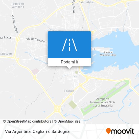 Mappa Via Argentina