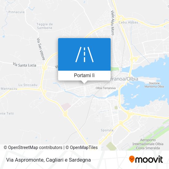 Mappa Via Aspromonte