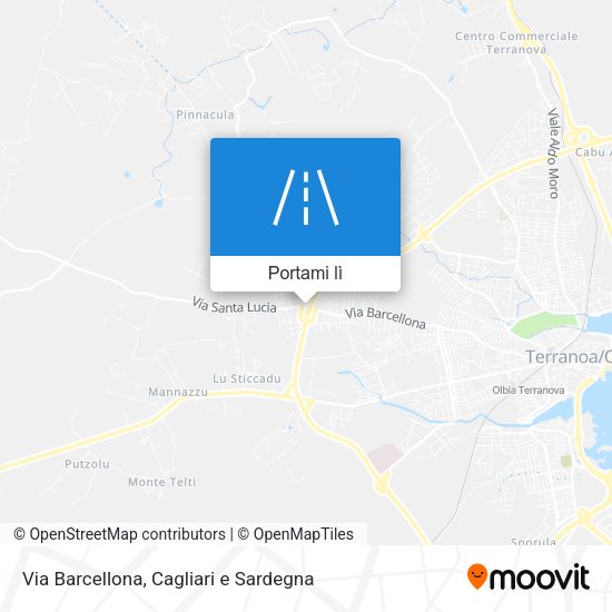 Mappa Via Barcellona