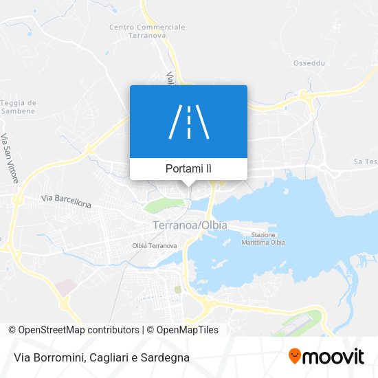 Mappa Via Borromini