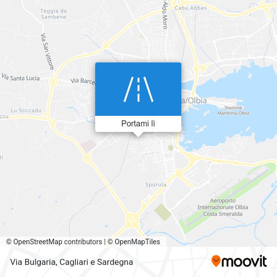 Mappa Via Bulgaria