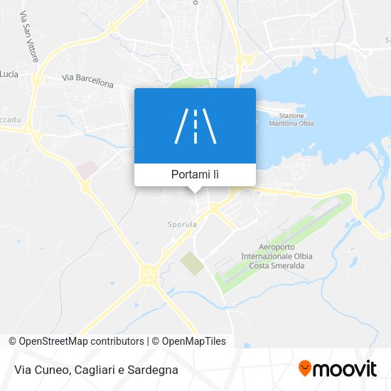 Mappa Via Cuneo