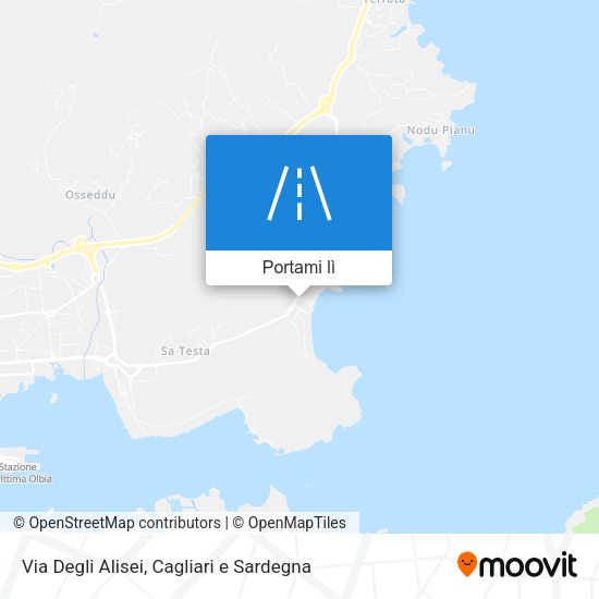 Mappa Via Degli Alisei