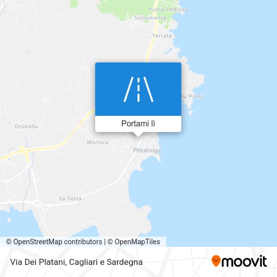 Mappa Via Dei Platani