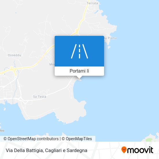 Mappa Via Della Battigia