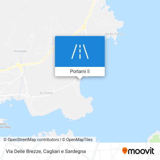 Mappa Via Delle Brezze