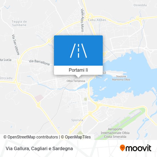 Mappa Via Gallura