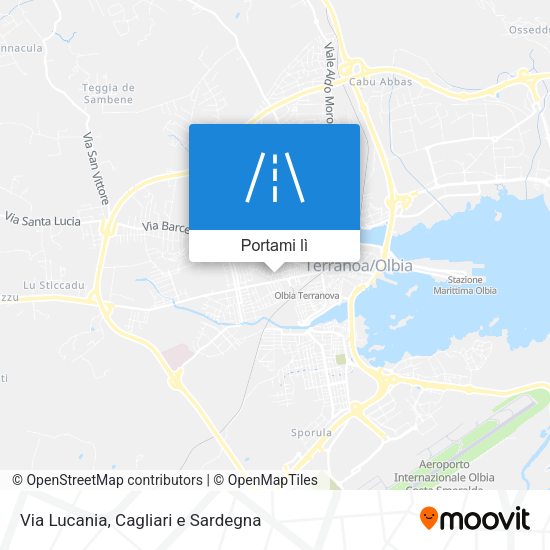 Mappa Via Lucania
