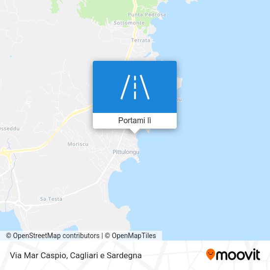 Mappa Via Mar Caspio