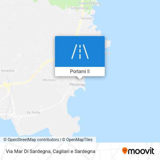 Mappa Via Mar Di Sardegna
