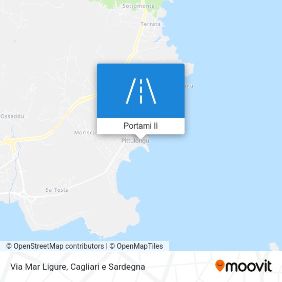Mappa Via Mar Ligure