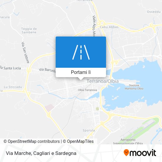 Mappa Via Marche