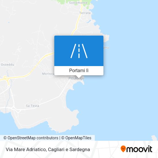 Mappa Via Mare Adriatico