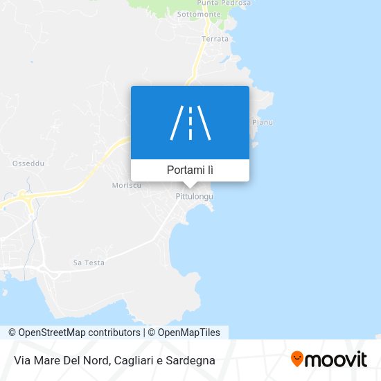 Mappa Via Mare Del Nord