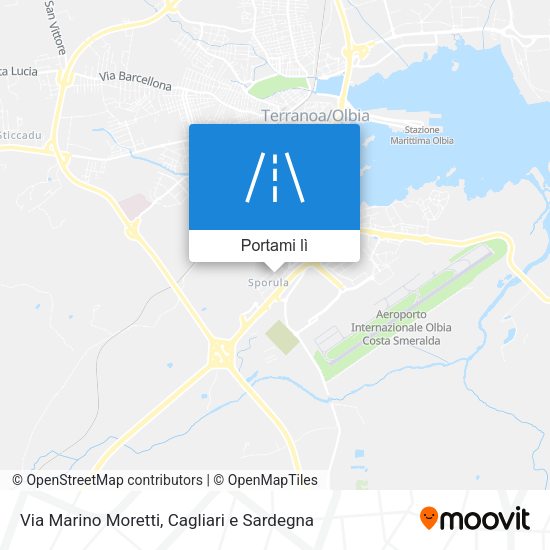 Mappa Via Marino Moretti