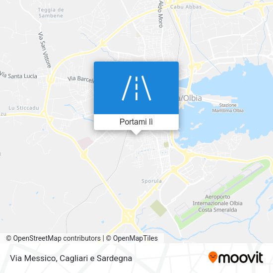 Mappa Via Messico