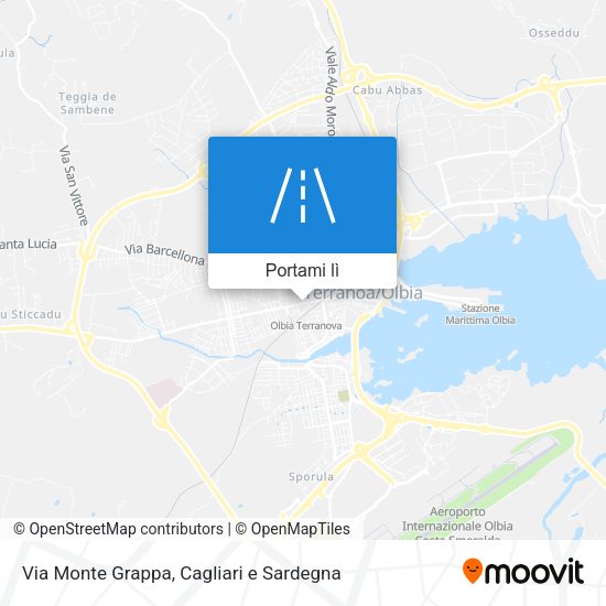 Mappa Via Monte Grappa
