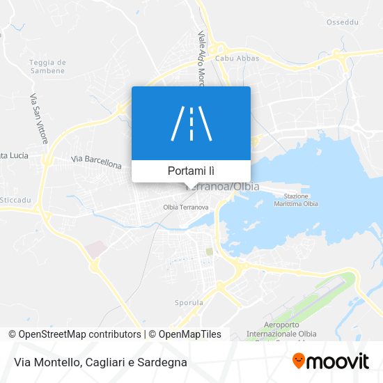 Mappa Via Montello