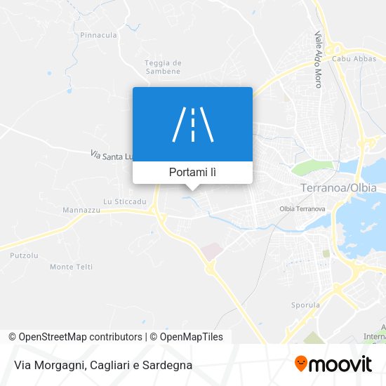Mappa Via Morgagni