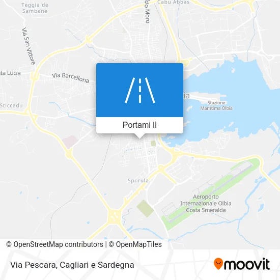 Mappa Via Pescara