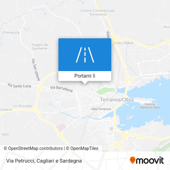 Mappa Via Petrucci