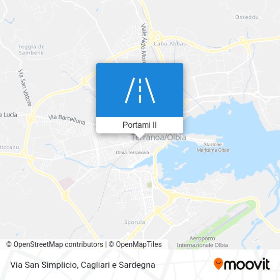 Mappa Via San Simplicio