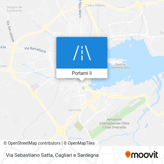 Mappa Via Sebastiano Satta