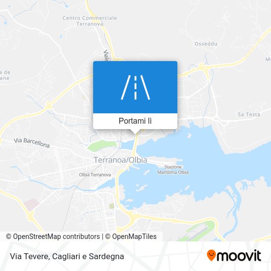 Mappa Via Tevere