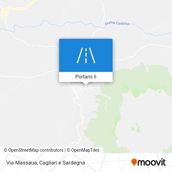 Mappa Via Massaua