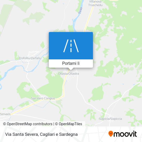 Mappa Via Santa Severa