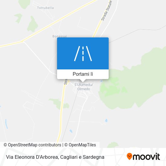 Mappa Via Eleonora D'Arborea