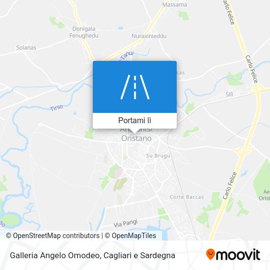 Mappa Galleria Angelo Omodeo