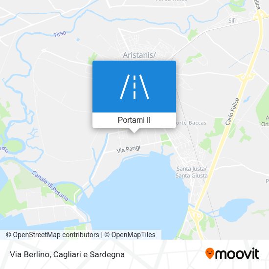 Mappa Via Berlino