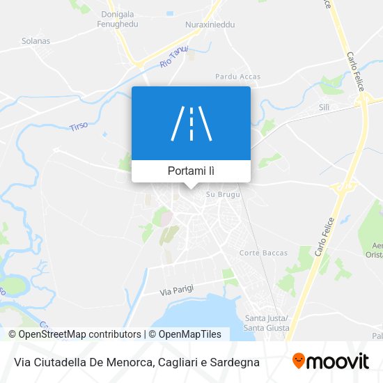Mappa Via Ciutadella De Menorca