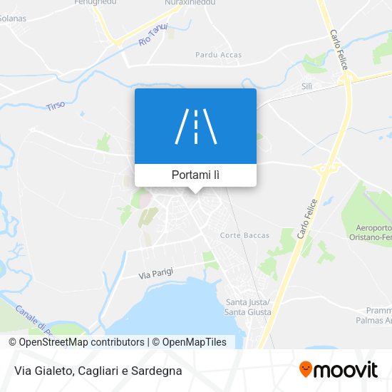 Mappa Via Gialeto