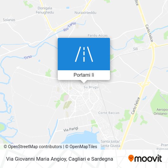 Mappa Via Giovanni Maria Angioy