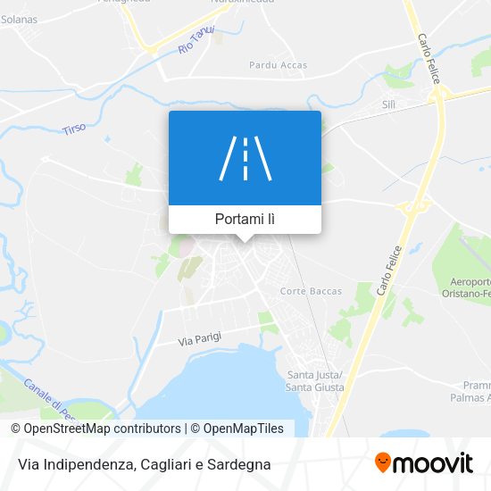 Mappa Via Indipendenza