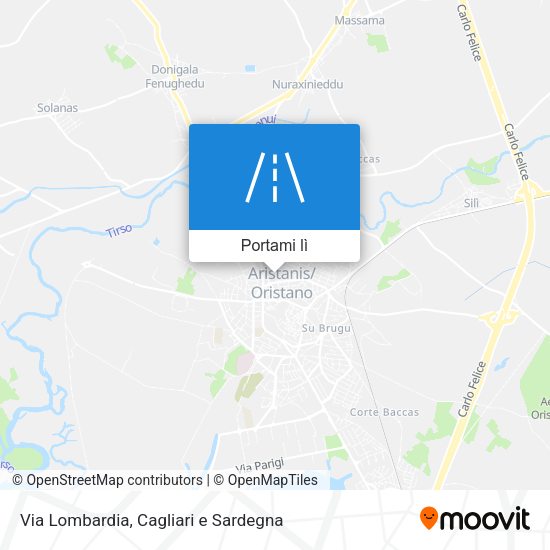 Mappa Via Lombardia