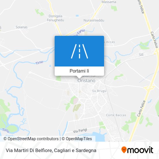 Mappa Via Martiri Di Belfiore