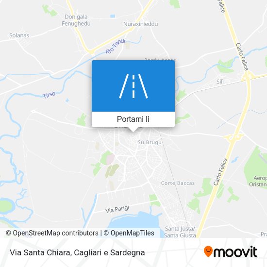 Mappa Via Santa Chiara