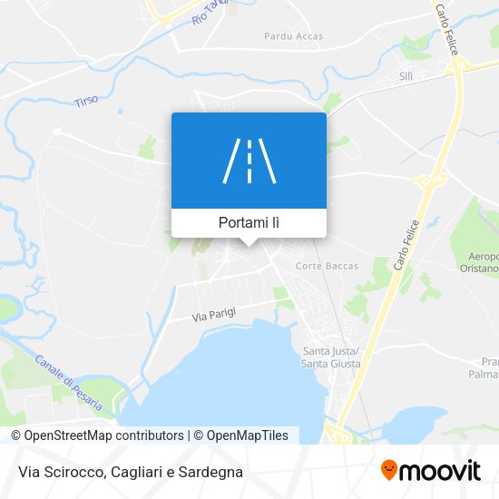 Mappa Via Scirocco