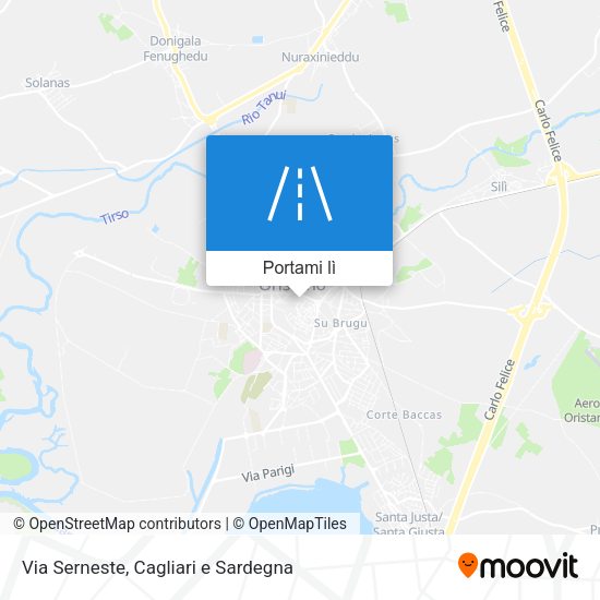 Mappa Via Serneste