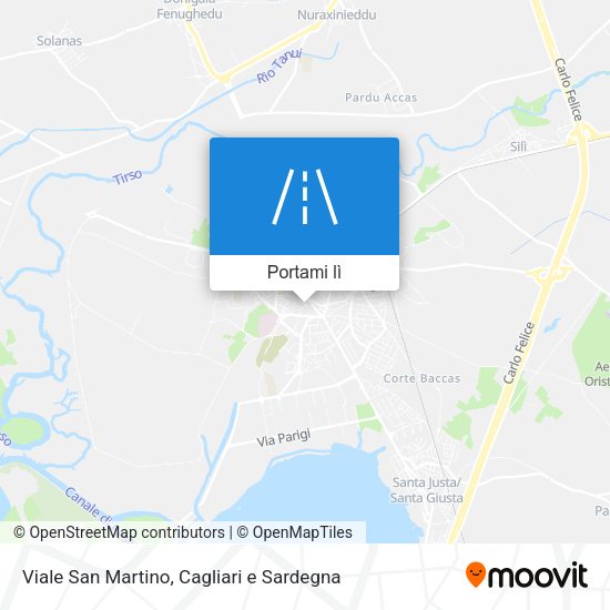 Mappa Viale San Martino